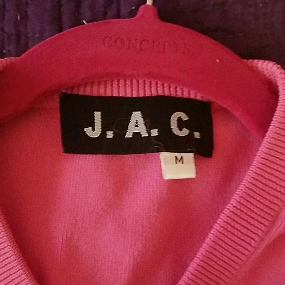 Pink button up cardigan - Picture 2 of 3